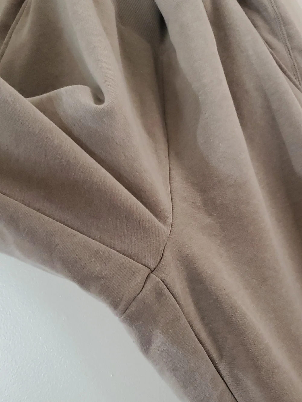 Aerie Apres-Chill Trouser Size XL Short Neutral Beige Wide-leg Chenille - Picture 7 of 16
